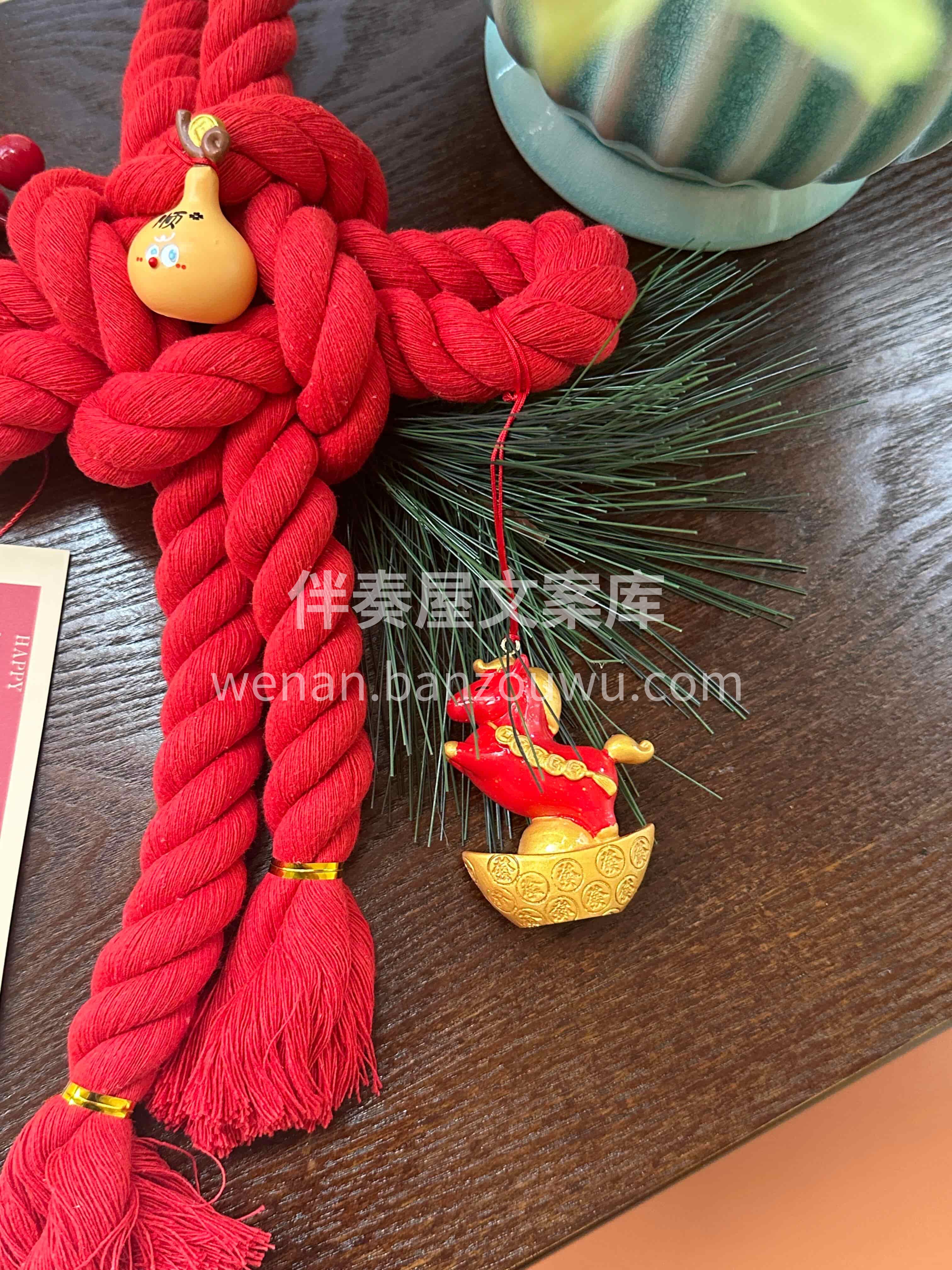 纳福迎祥❤️马年门挂[玫瑰] 门前挂福[福]鸿运当头[烟花] 配图2