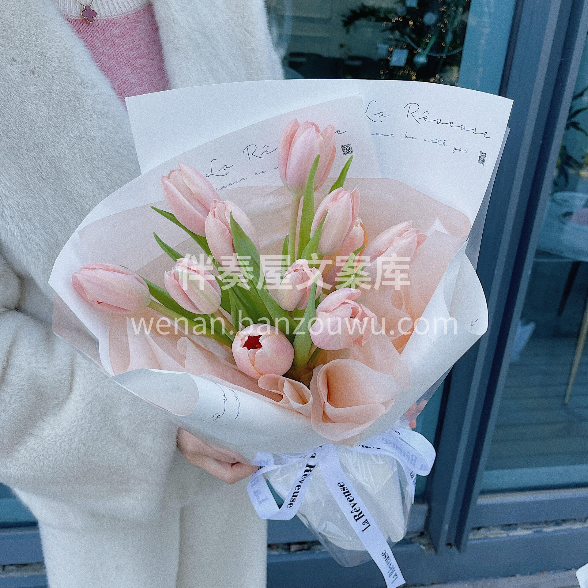 温婉简约的郁金香花束🌸 🌇日落间隙的染色 配图3