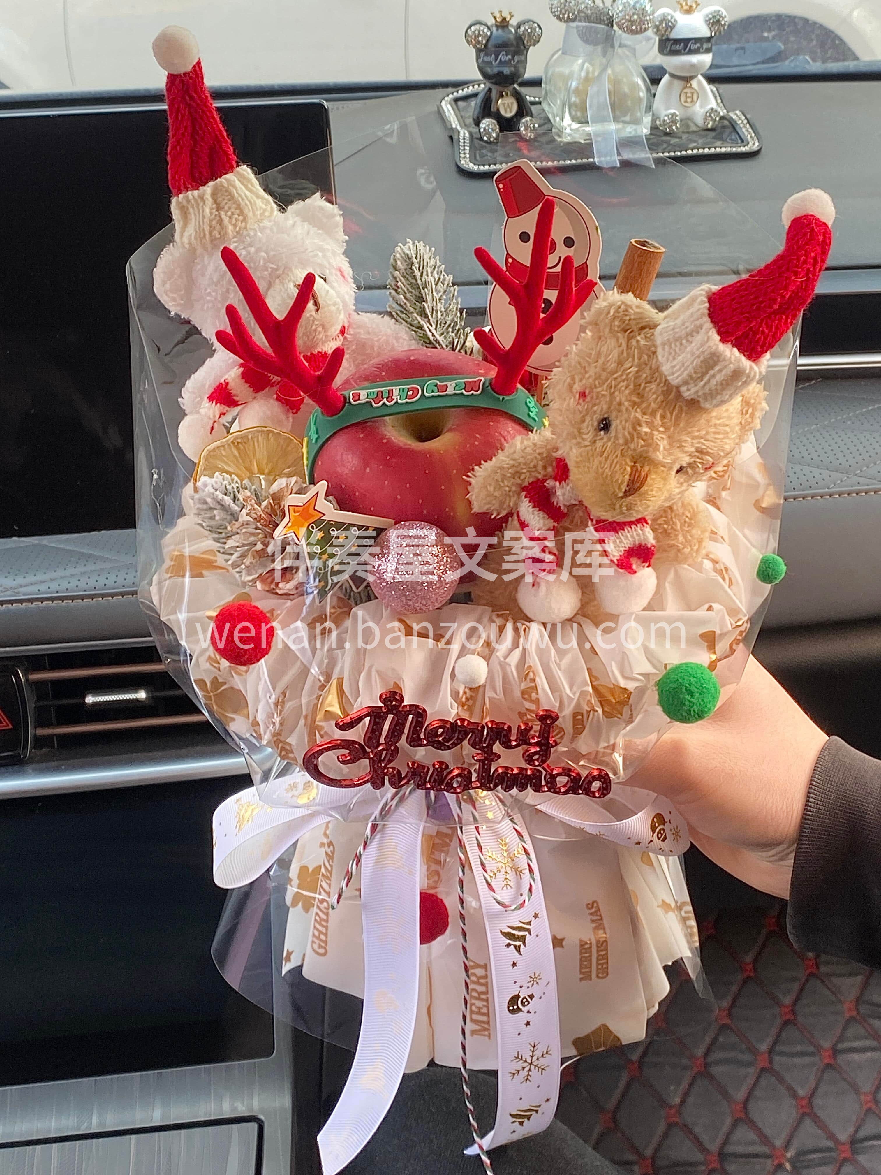 平安夜送礼首选🍎苹果花束❣️ 把美好与安康统统奉上☃️ 配图2