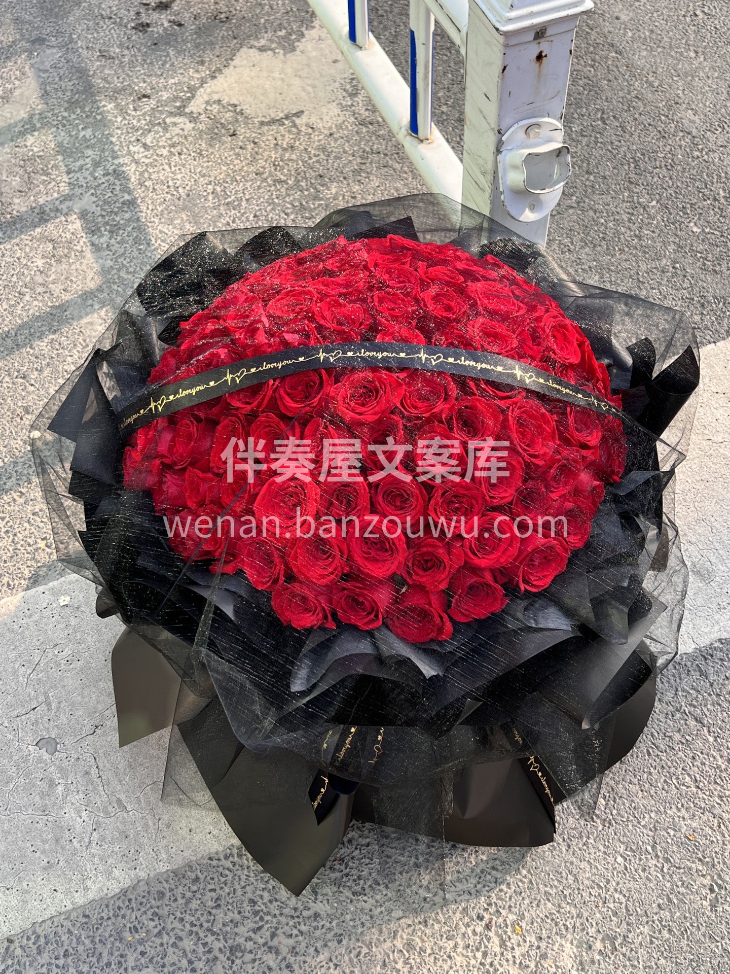 99朵红玫瑰花束 鲜花的浪漫和春日的❤心 配图3