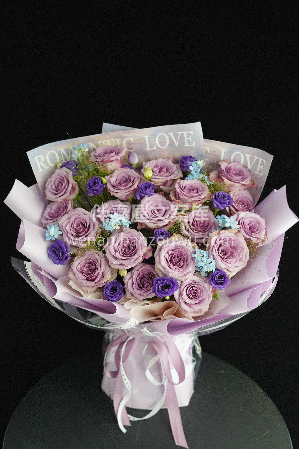 紫霞仙子混搭花束💐 每个生命💜都会开在属于自己的春天 看花🌸 配图1