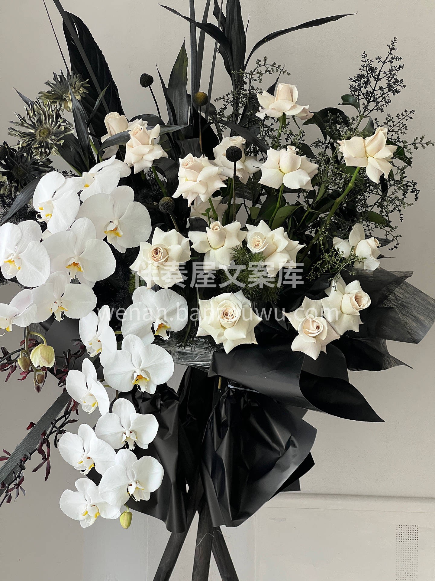 这也太酷了吧😍😍 黑白系的开业花花你一定 配图1