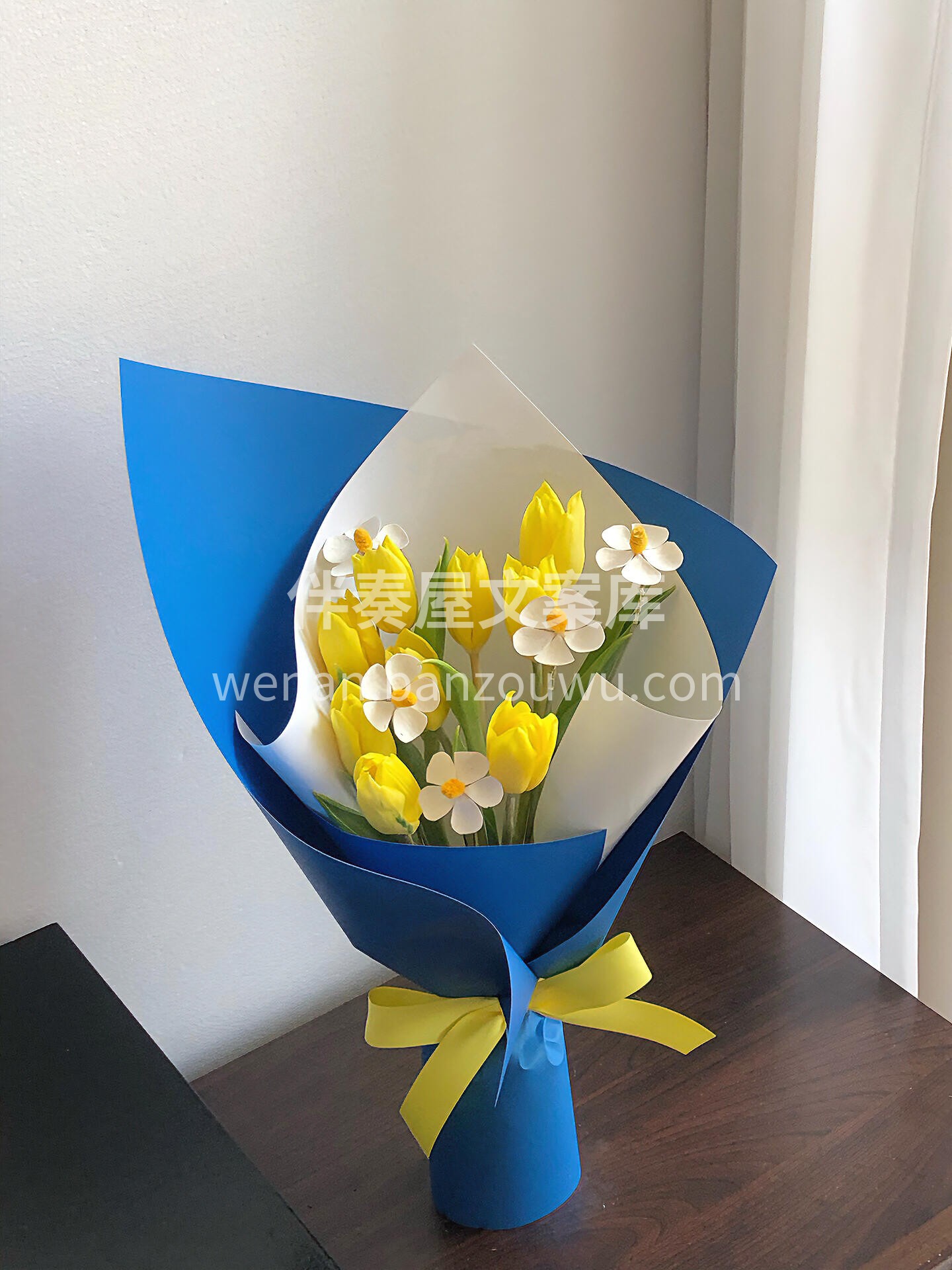 💛明亮的黄色郁金香🌼 就像冬日里的暖阳☀️ 配图1