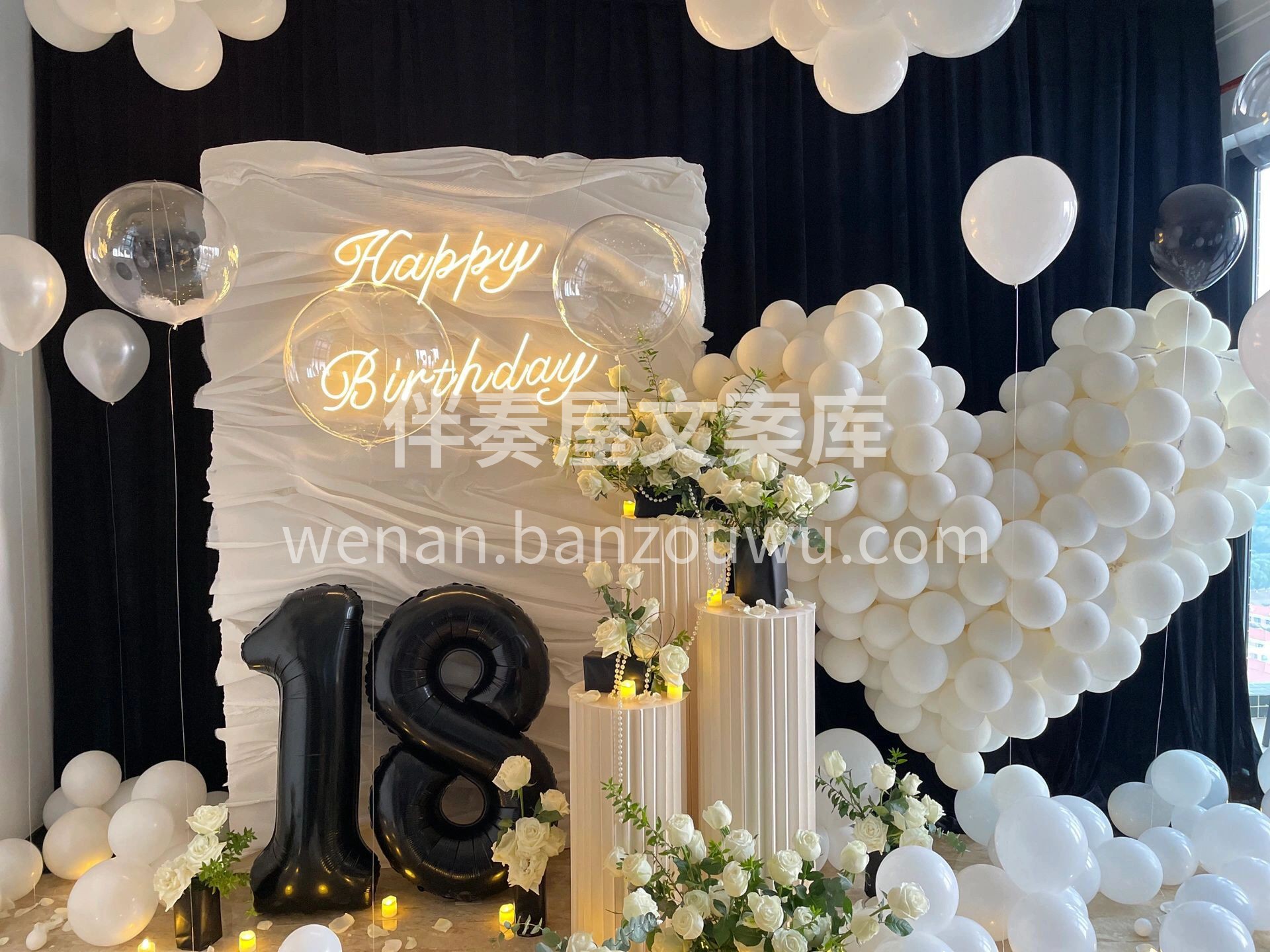 18岁成人礼布置 如果长大避免不了的话  配图3