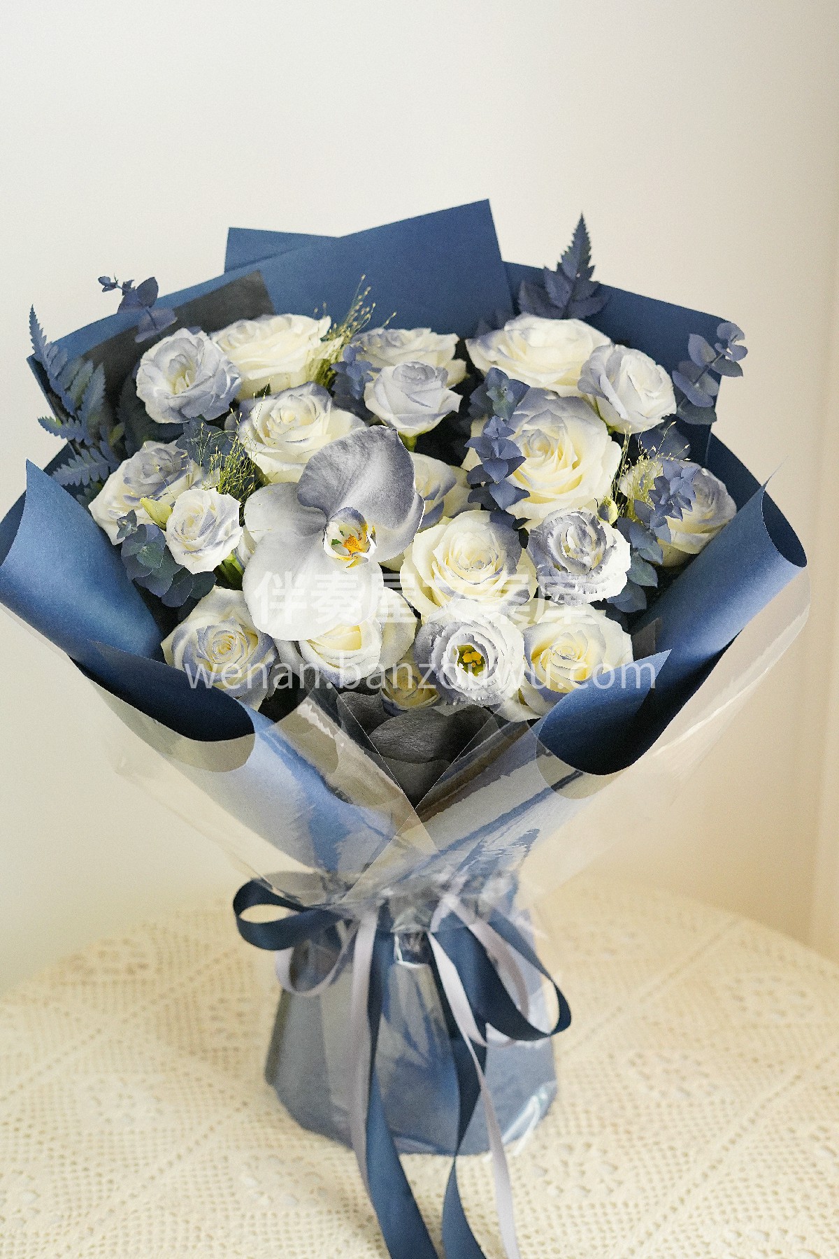 马耳他蓝玫瑰花束💐 星河万里✨💙 银河涌动 爱意满满 你永远 配图2