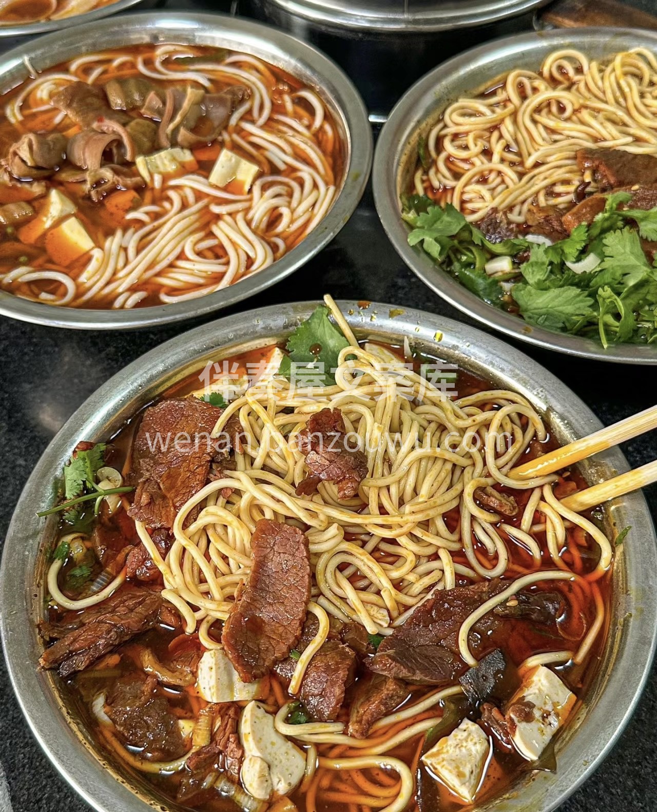 牛肉豆腐面大片牛肉和满满牛油 ＋嫩嫩的豆 配图1