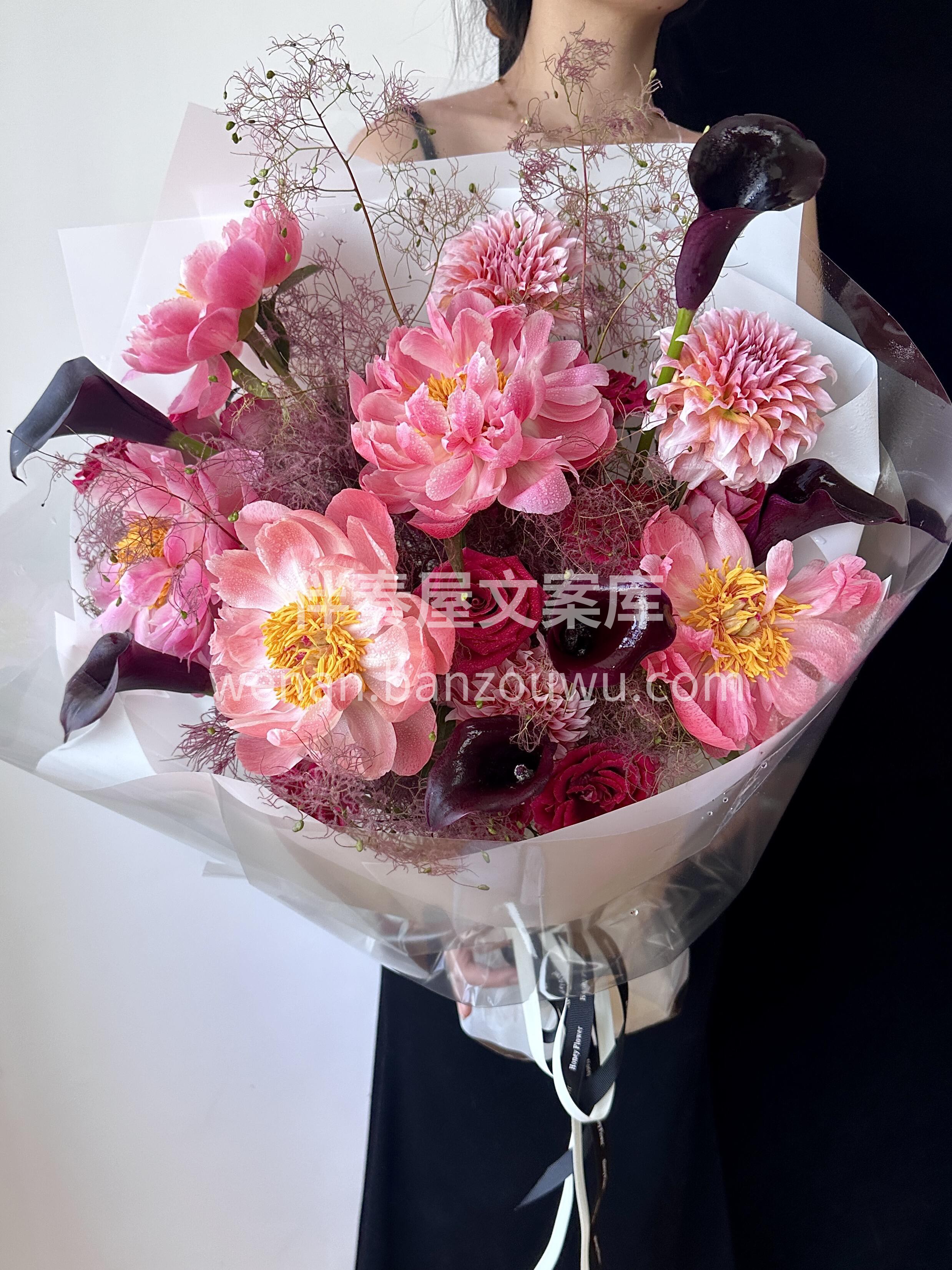 落日珊瑚变色芍药🌸 每天🌇褪去一层人间烟火 从绯红晚霞🌙 到 配图2