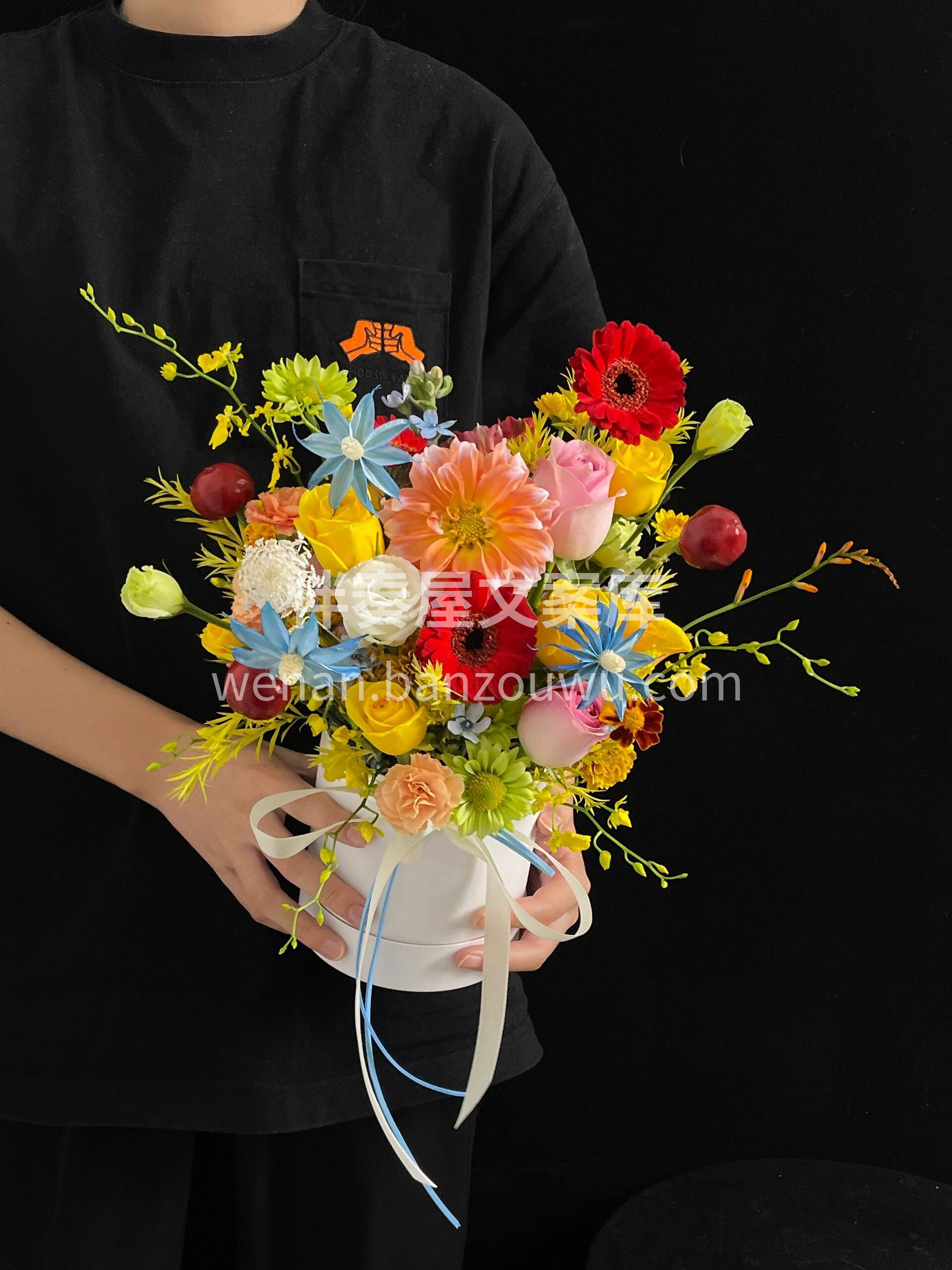 迷你抱抱桶 小小的也很高级 买花💐会变的开心 那我就努力卖花 配图1