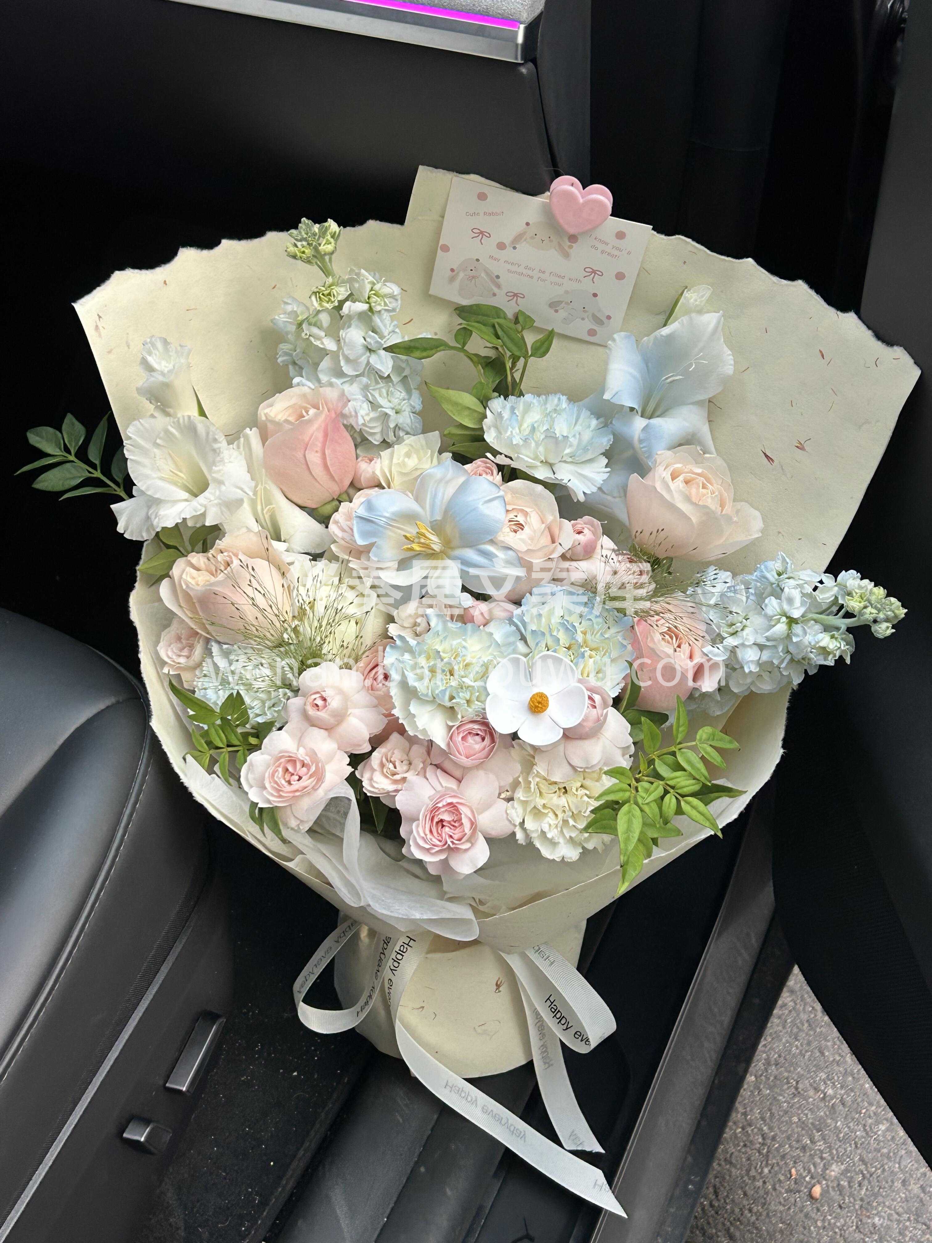 日常小惊喜❄️粉蓝小花束🌸 让平凡日子也有闪光点🌼 配图3
