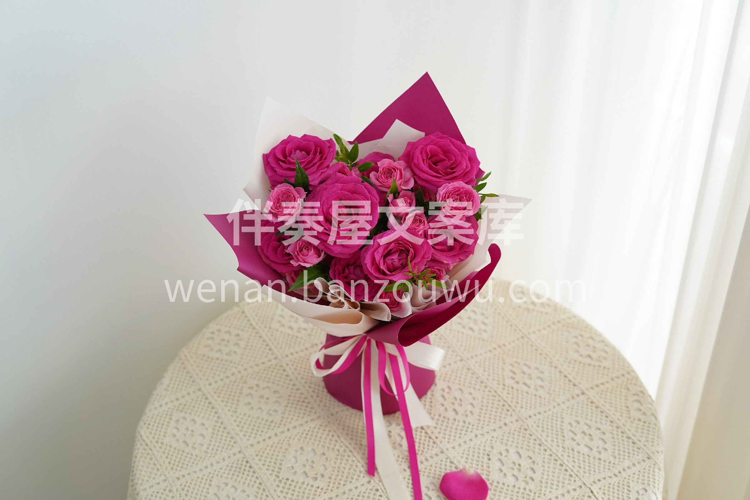 高饱和度的玫红💗 像一场无法逃脱的🌸致命吸引 弗洛伊德玫瑰生 配图2