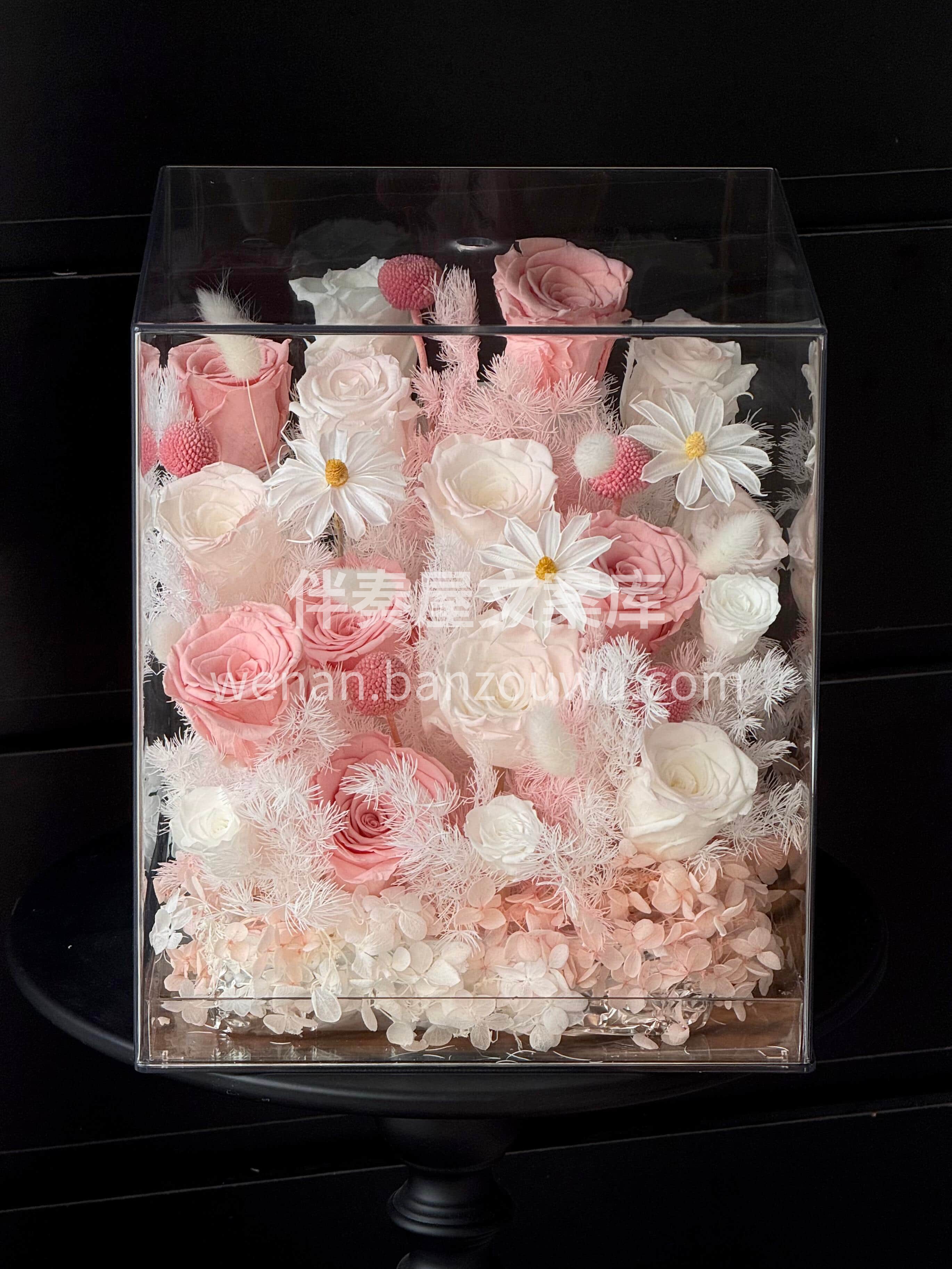 粉粉仙仙的永生花礼盒🫧 装着永不凋谢的浪漫🌷 配图1