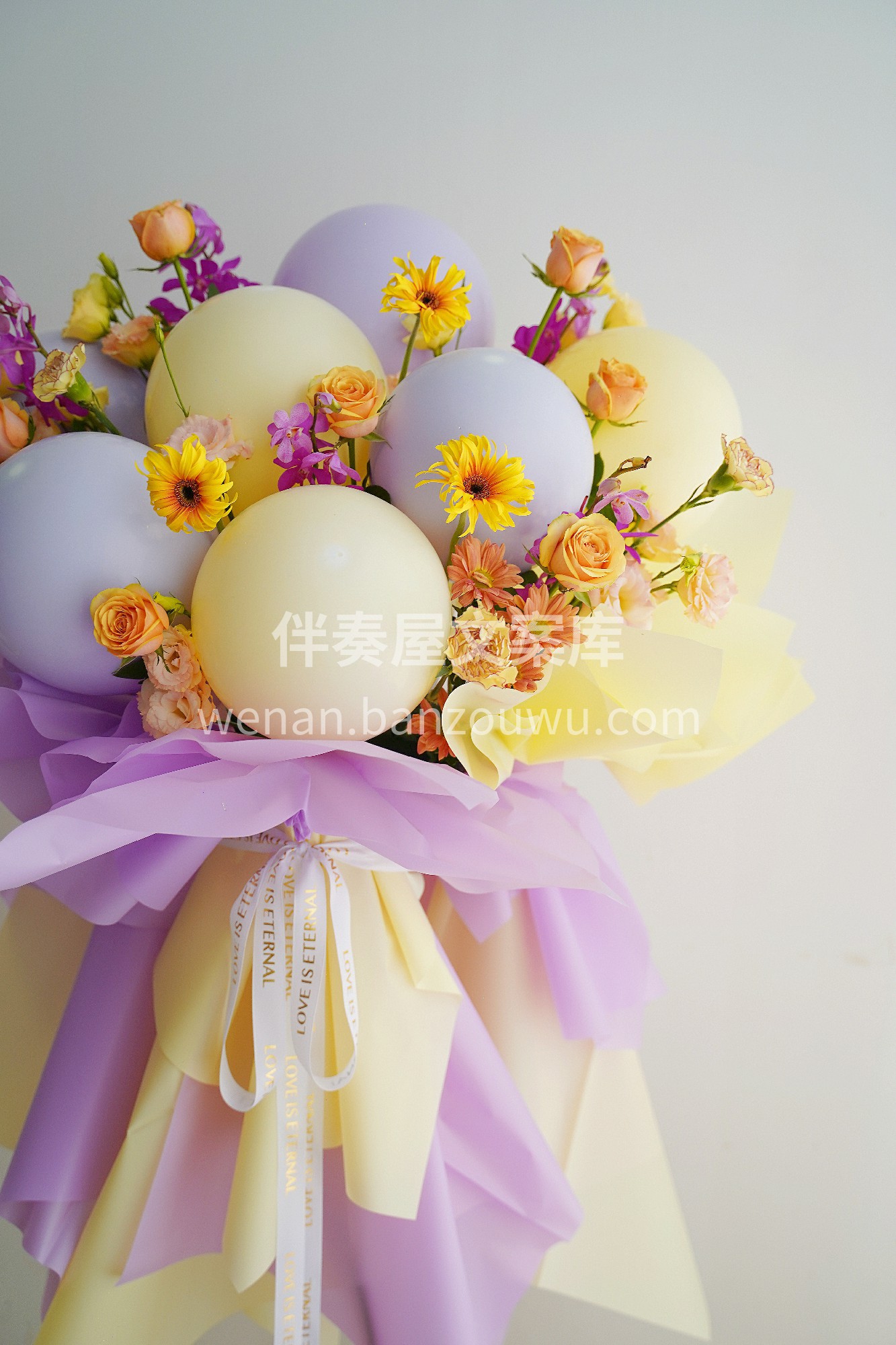 高颜值的气球开业花篮~ 💐鲜花➕🎈气球的结合 色调明亮活泼， 配图6