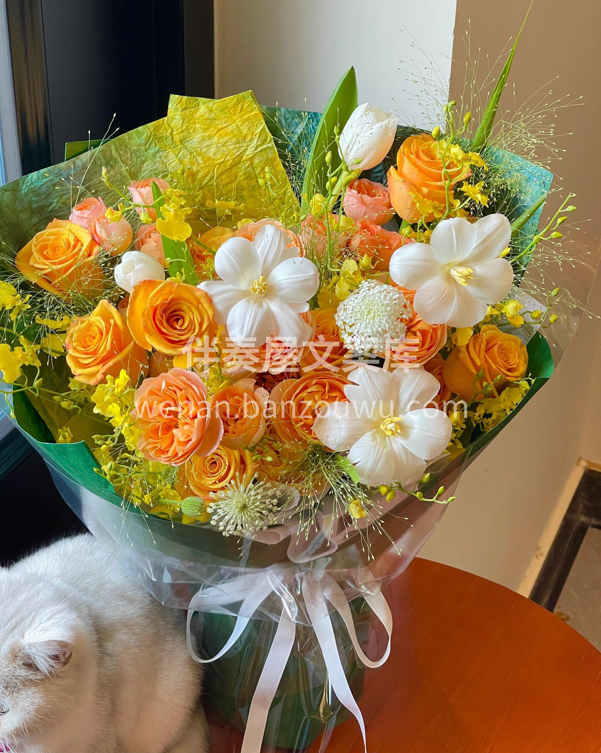 油画混搭花束🌈 玫瑰会凋谢🥀 但那份被色彩治愈的瞬间 会像油 配图2
