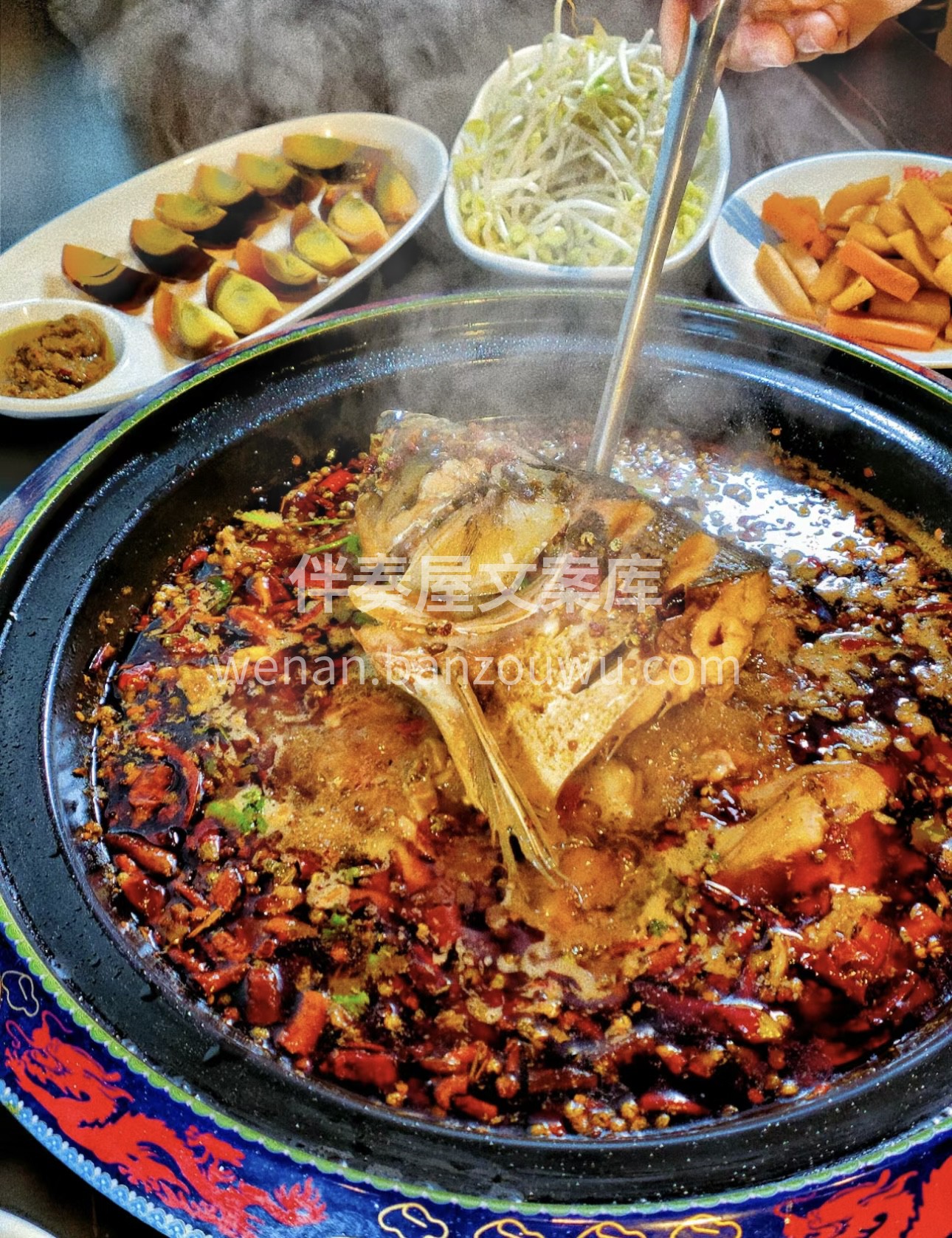 😋鱼头火锅，舌尖上的极致诱惑！🤩 🐟 新 配图1
