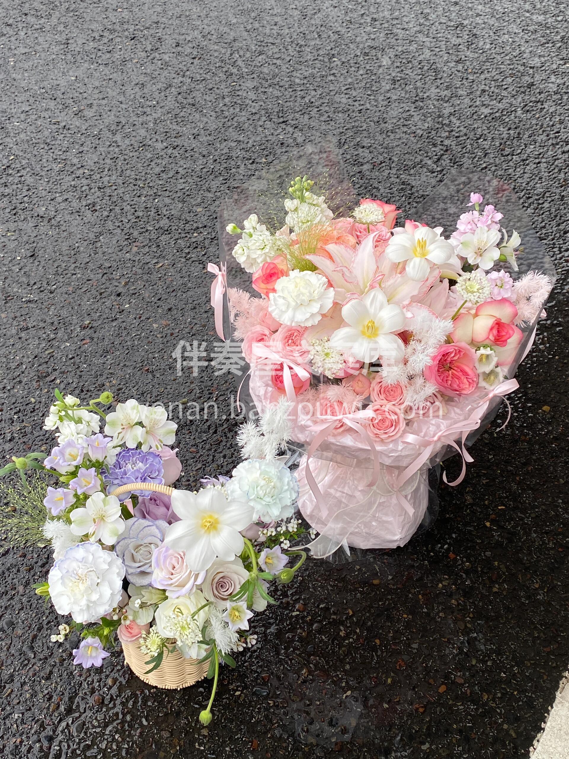 粉色系混搭小花束🌸 👩送闺蜜的首选 拍照 配图3