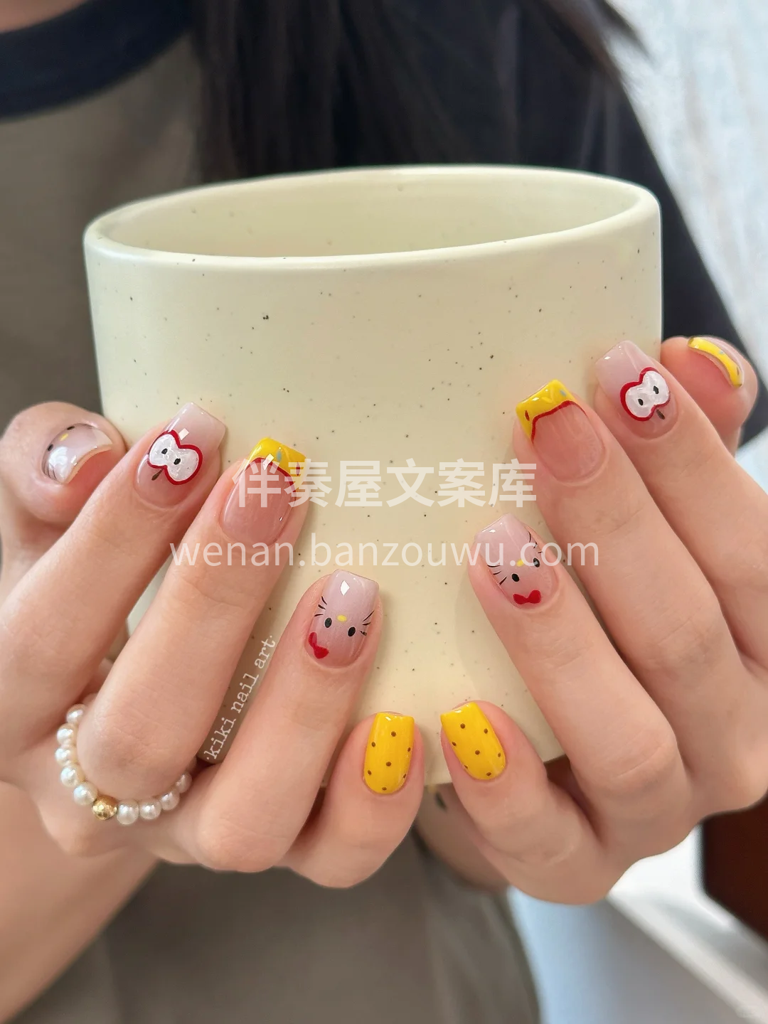 可爱kitty小短甲💛