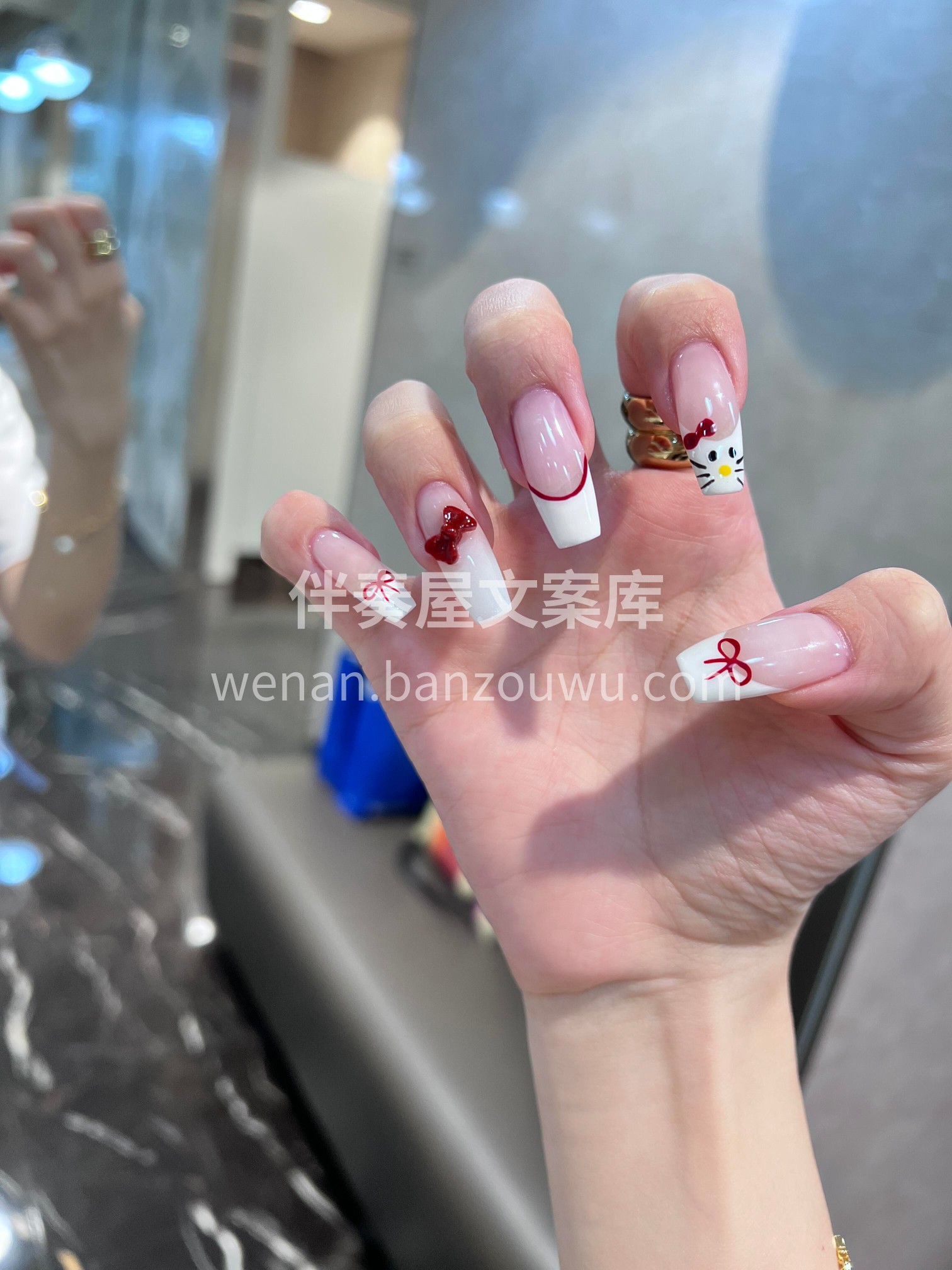没有人能拒绝Kitty美甲🔴 太喜欢这次 配图1