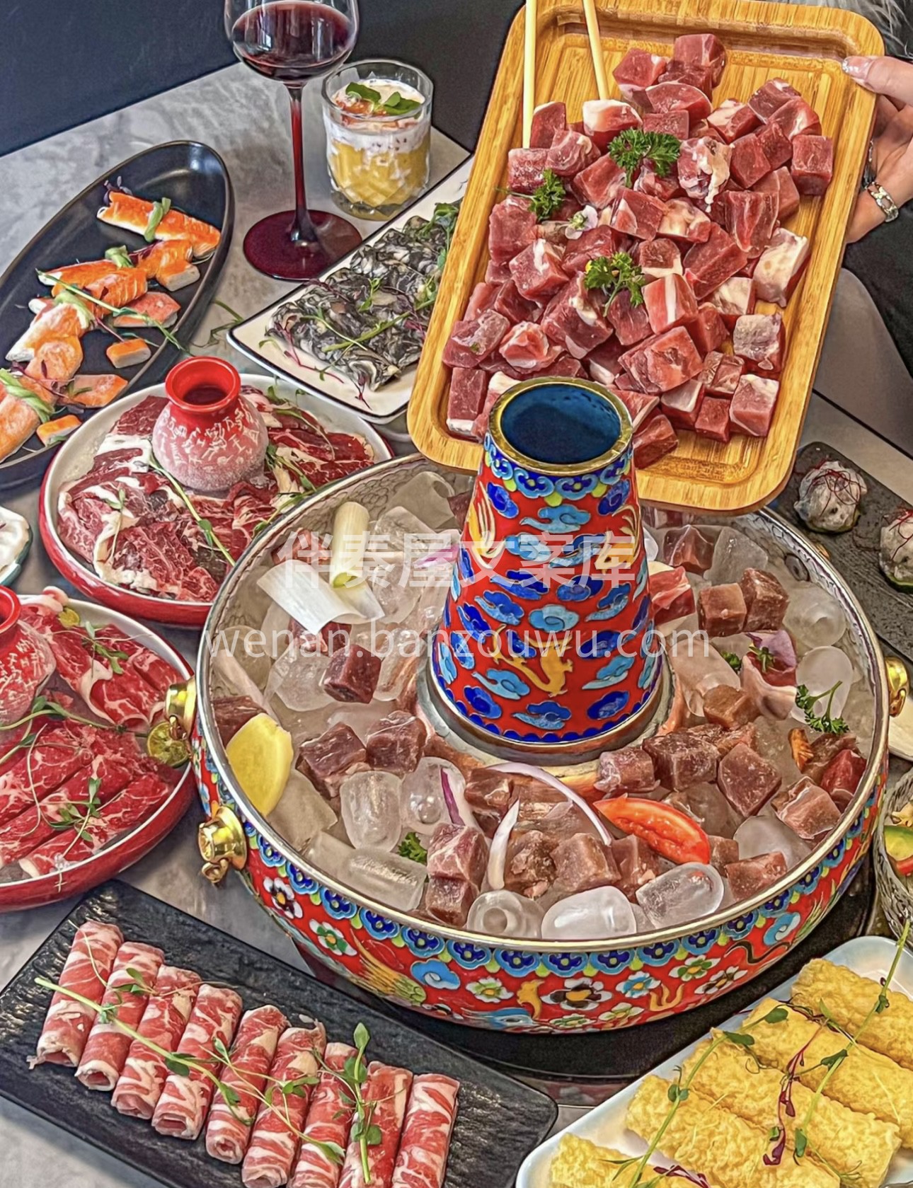 冰煮羊肉火锅，一场冰与火的奇妙邂逅。鲜嫩 配图1