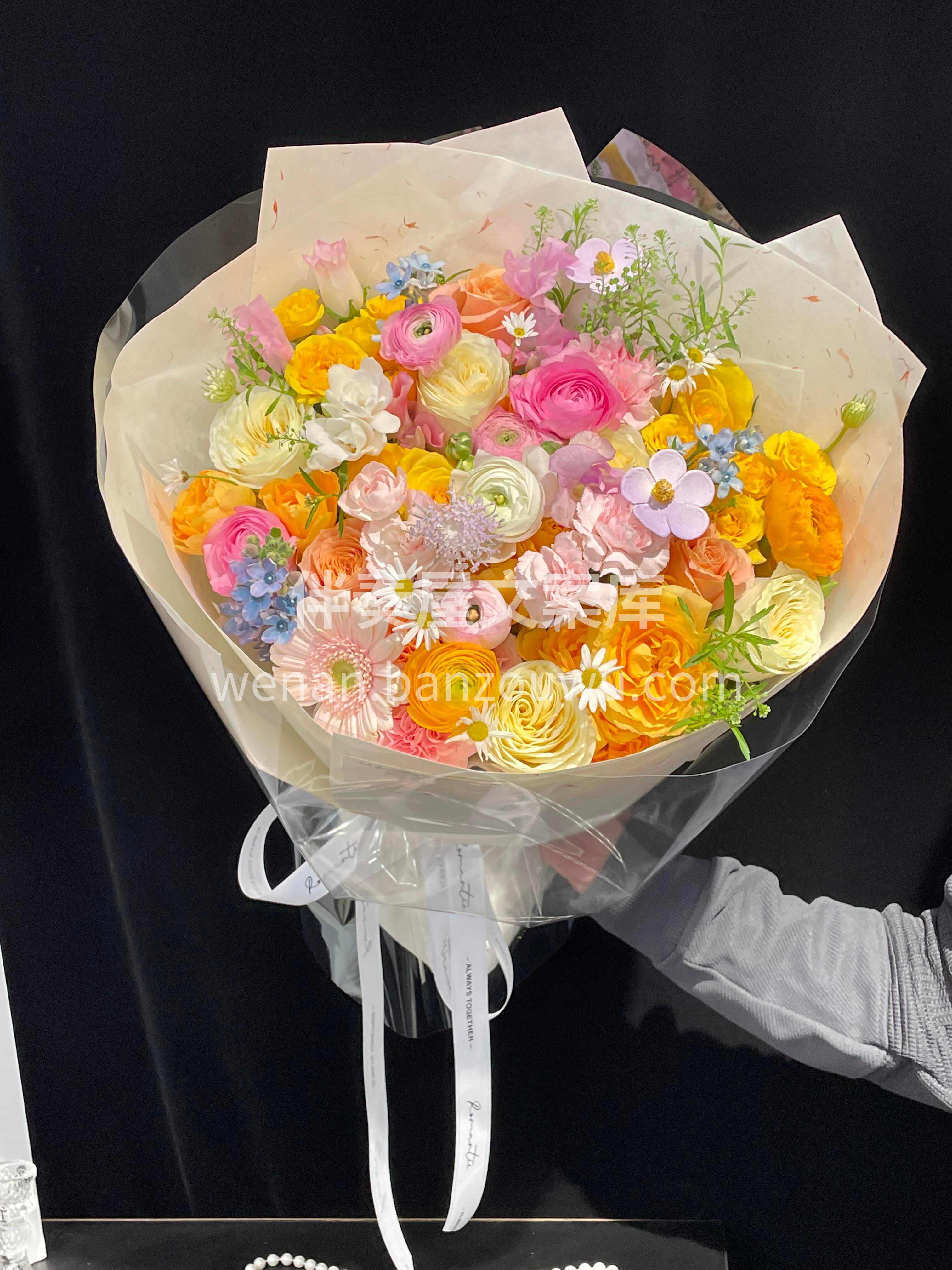 🌈把彩虹揉碎了 加点温柔🌸 调成刚好治愈你的颜色 配图2