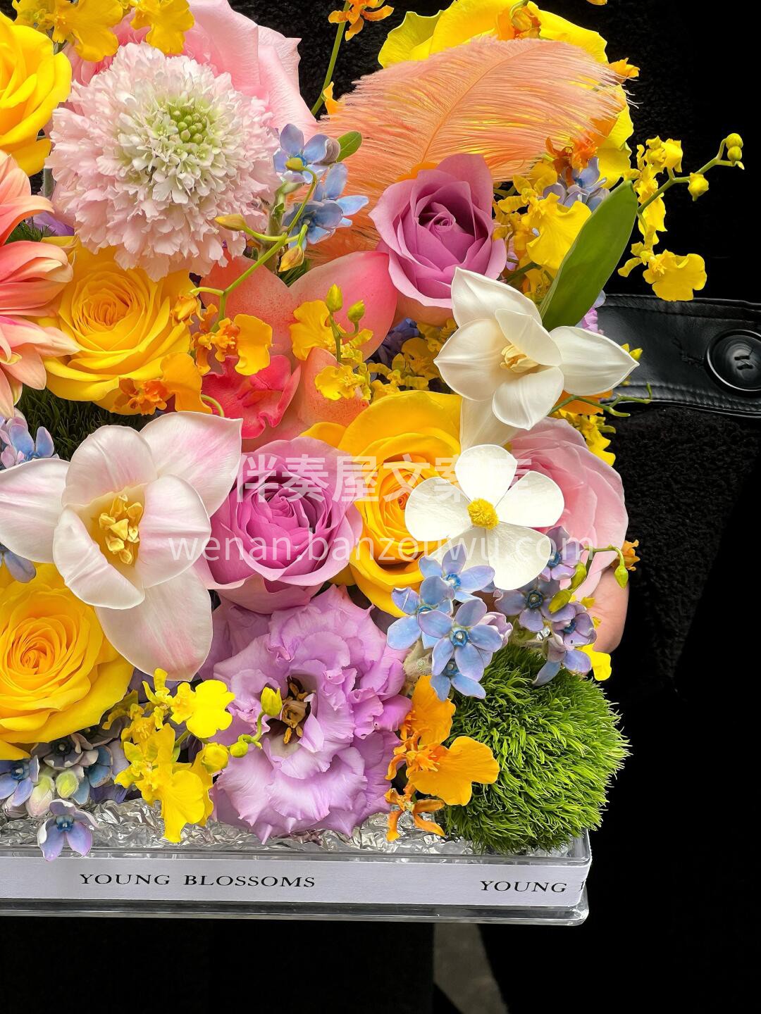 🌈彩色多巴胺鲜花蛋糕🌸 一场色彩🎨的狂欢 简直太有活力啦✨ 配图2