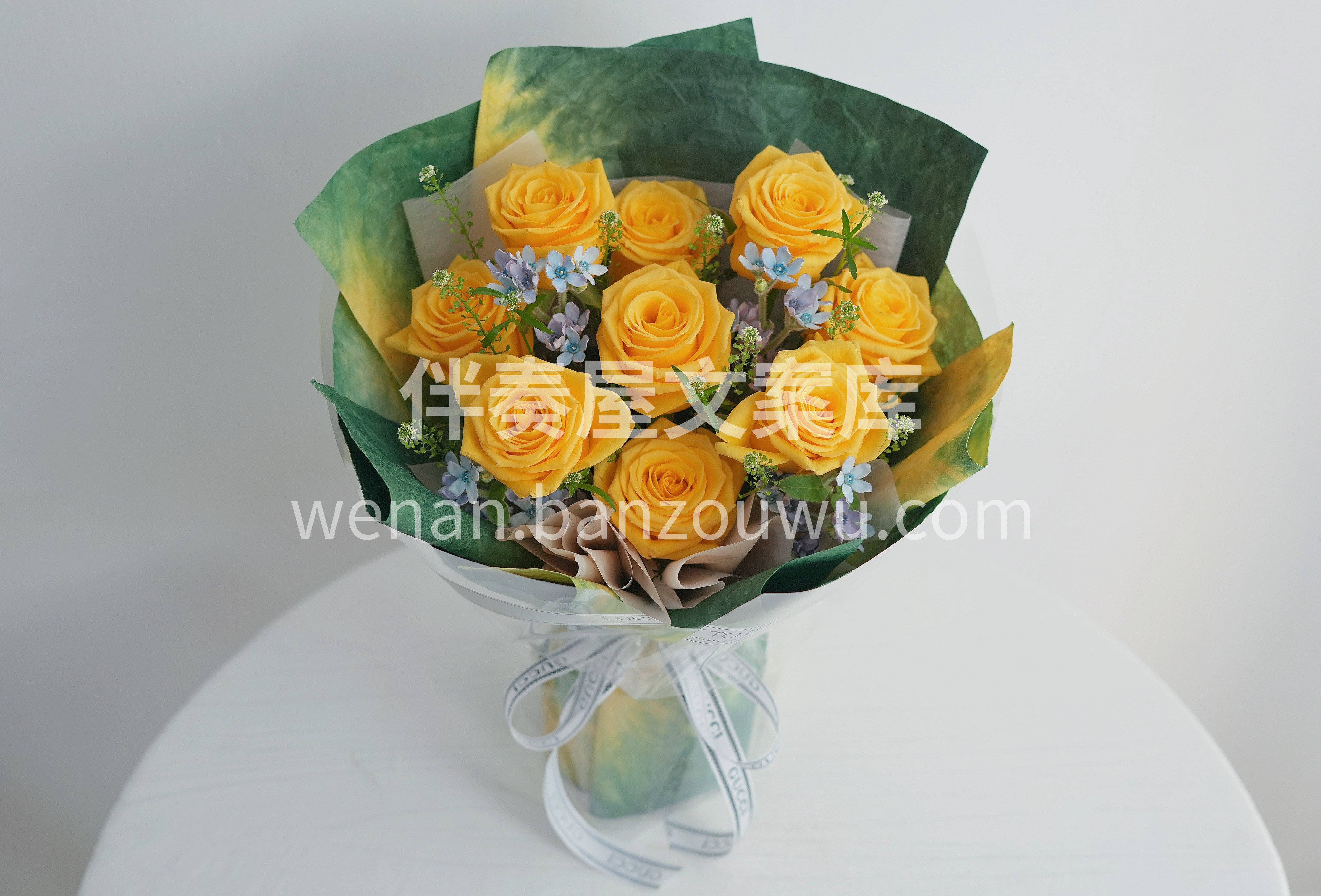 契机玫瑰小花束💐 💛一束暖洋洋的见面礼 肆意又明媚✨✨✨ 配图1