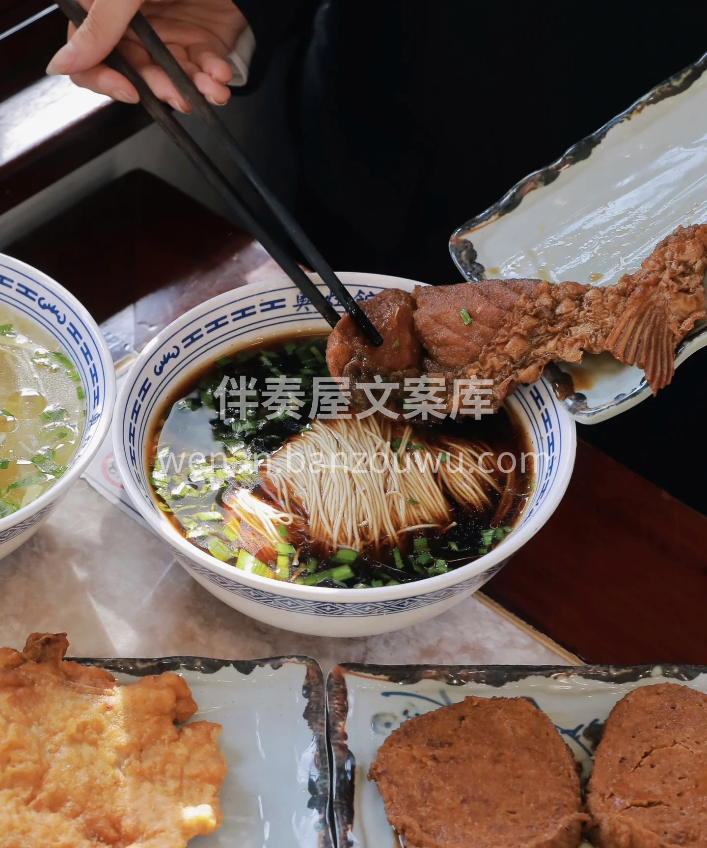 我们的面馆，面条香飘四溢。每一根都饱含心 配图2
