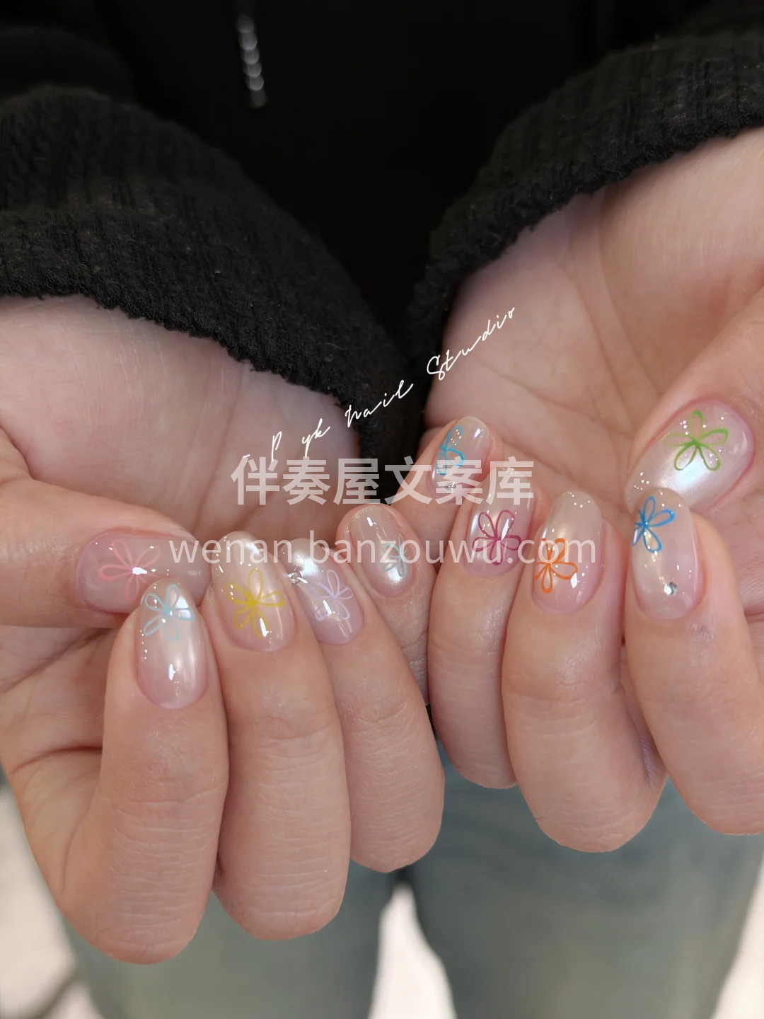 春夏NAIL | 彩色花朵美甲💐