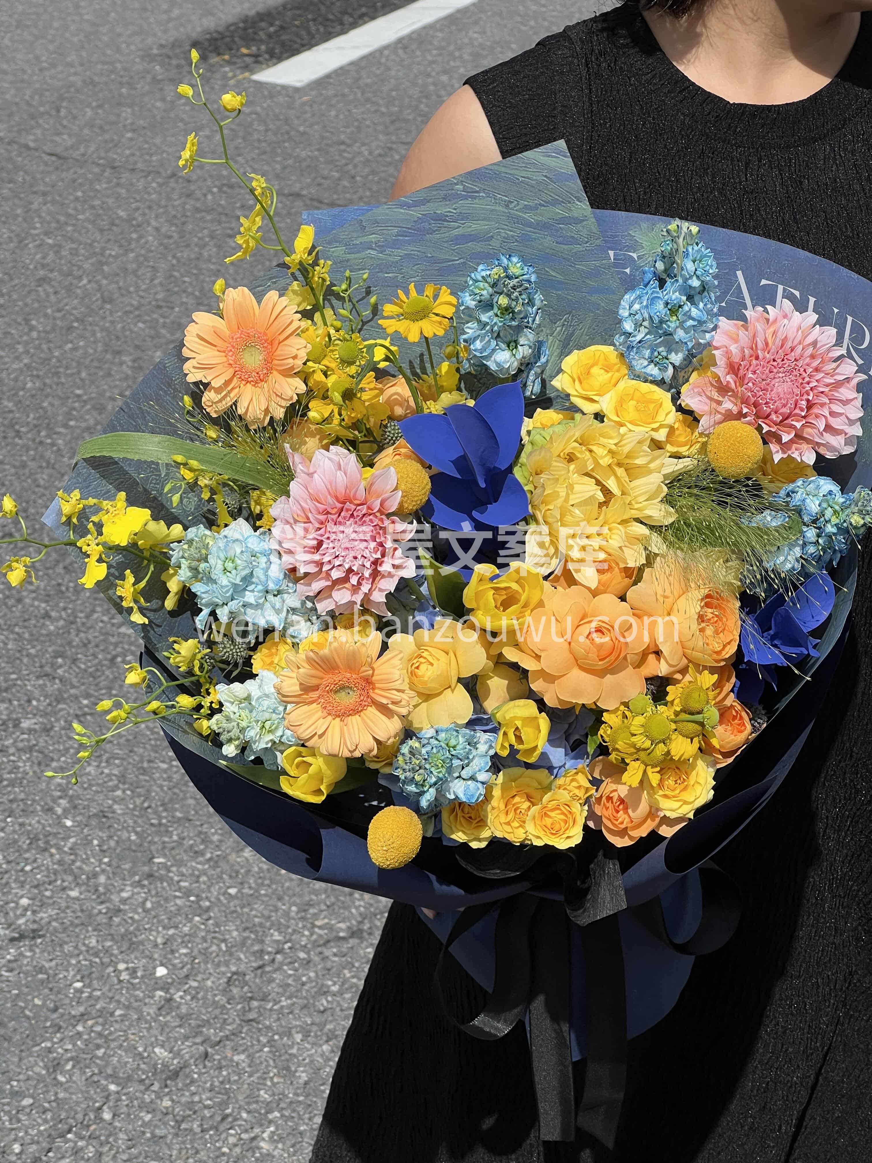 教师节送给老师的油画风花束🌈 父母赋予了我看世界的眼睛🌼而您 配图1