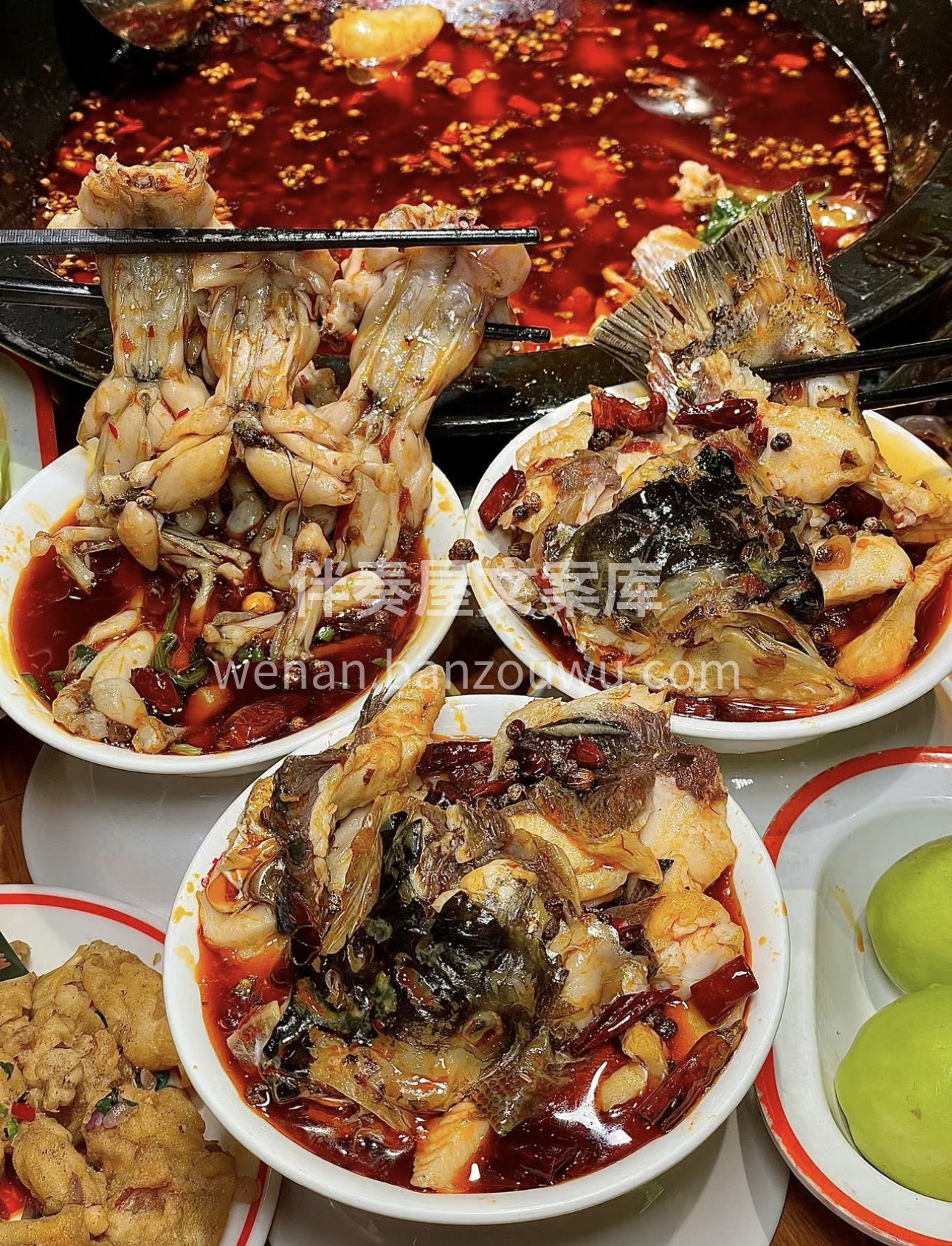 美蛙鱼火锅，美蛙鲜嫩，鱼肉爽滑，麻辣鲜香 配图3