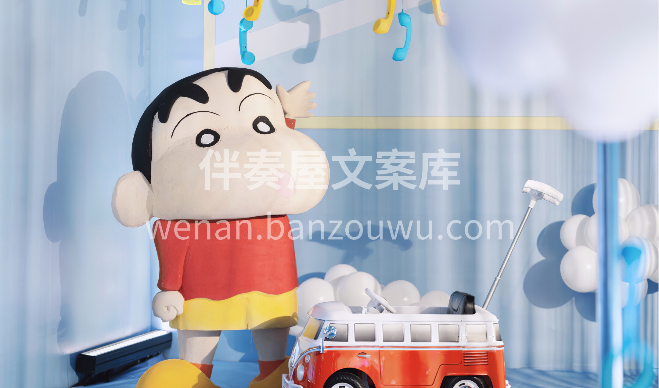 蜡笔小新宝宝宴派对布置 宝妈找到我们想定制一款蜡笔小新主题的 配图6