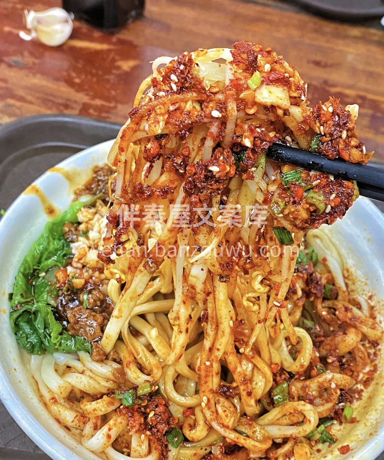 面条的艺术，舌尖的享受。面馆的面，粗细随 配图2