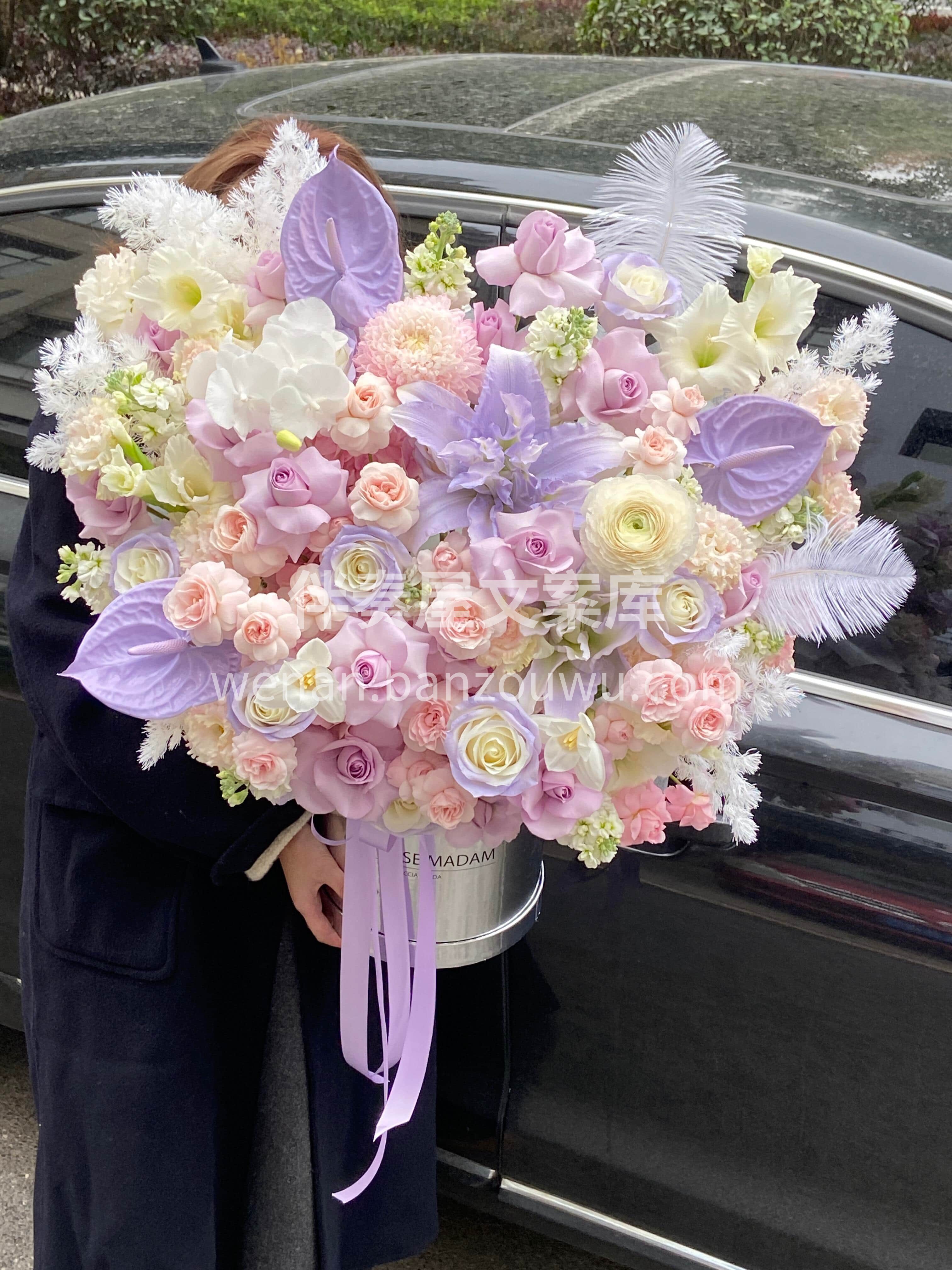 低饱和粉紫调抱抱桶🌸 温柔到心坎里🫧不张扬的浪漫💜 却藏着满 配图1