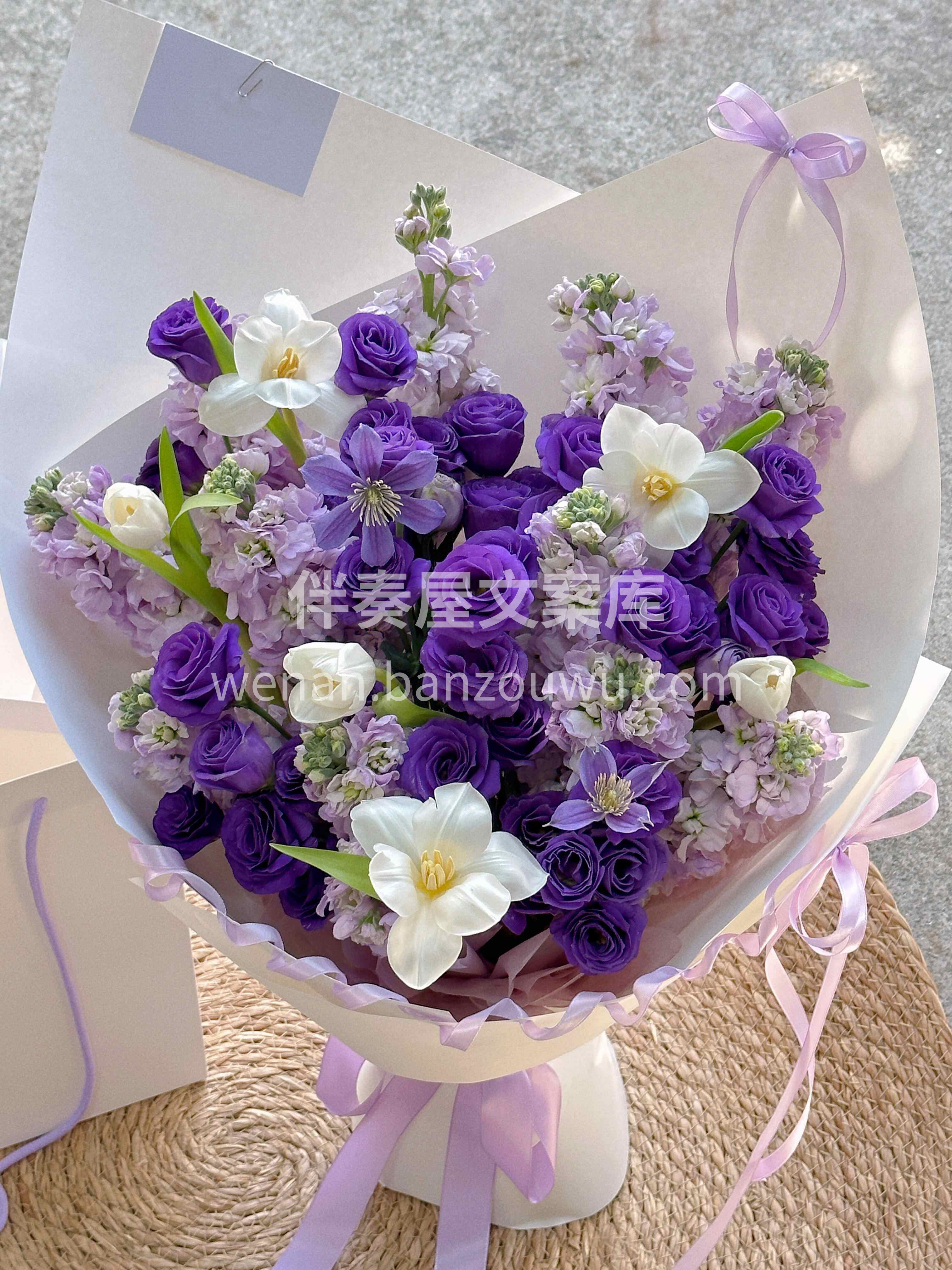 被紫色的浪漫狠狠击中 洋桔梗的深邃💜紫罗 配图3