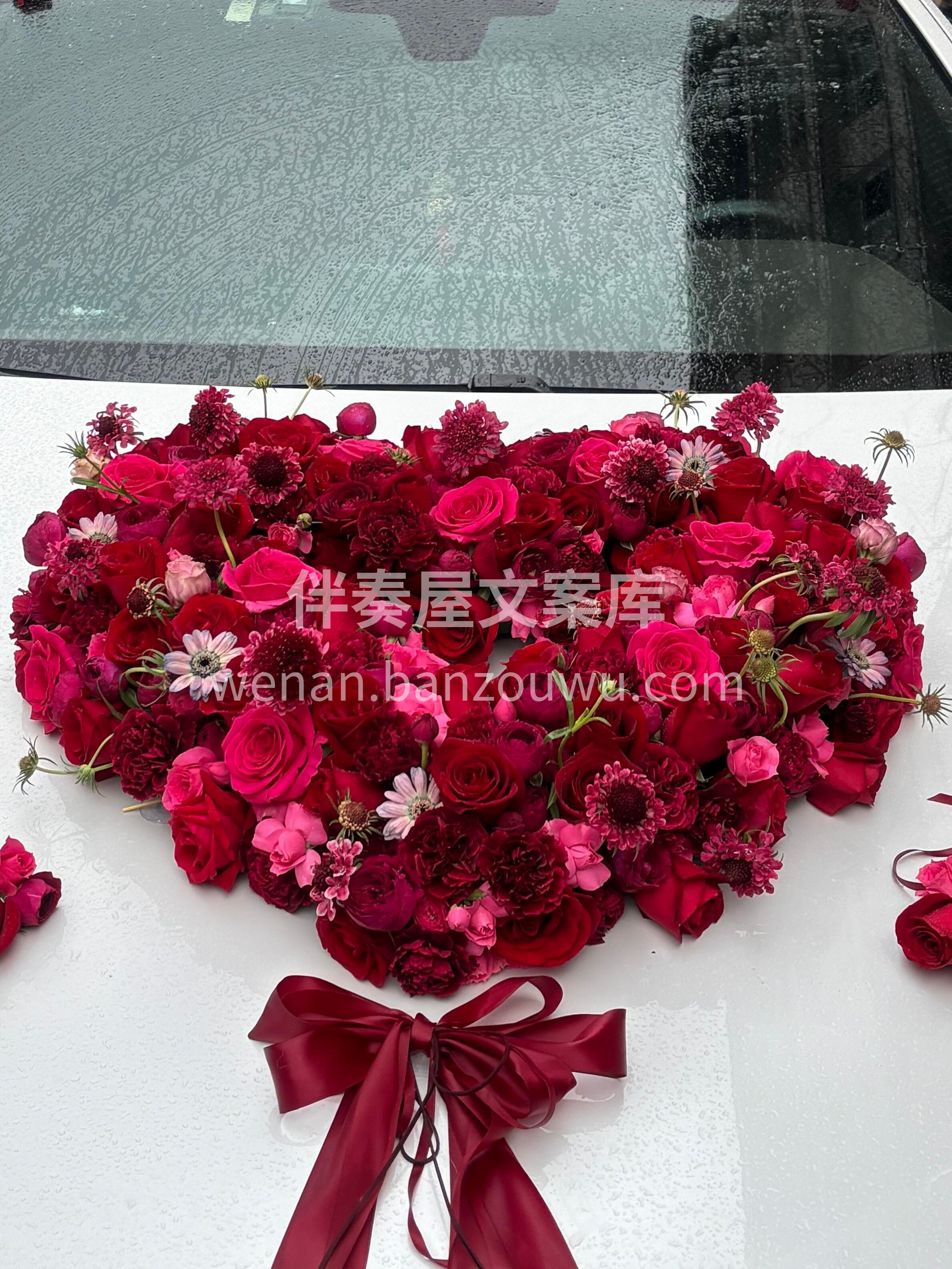 爱心婚车❤️喜气满程 [庆祝]佳偶天成🥰百年好合🌸 配图2