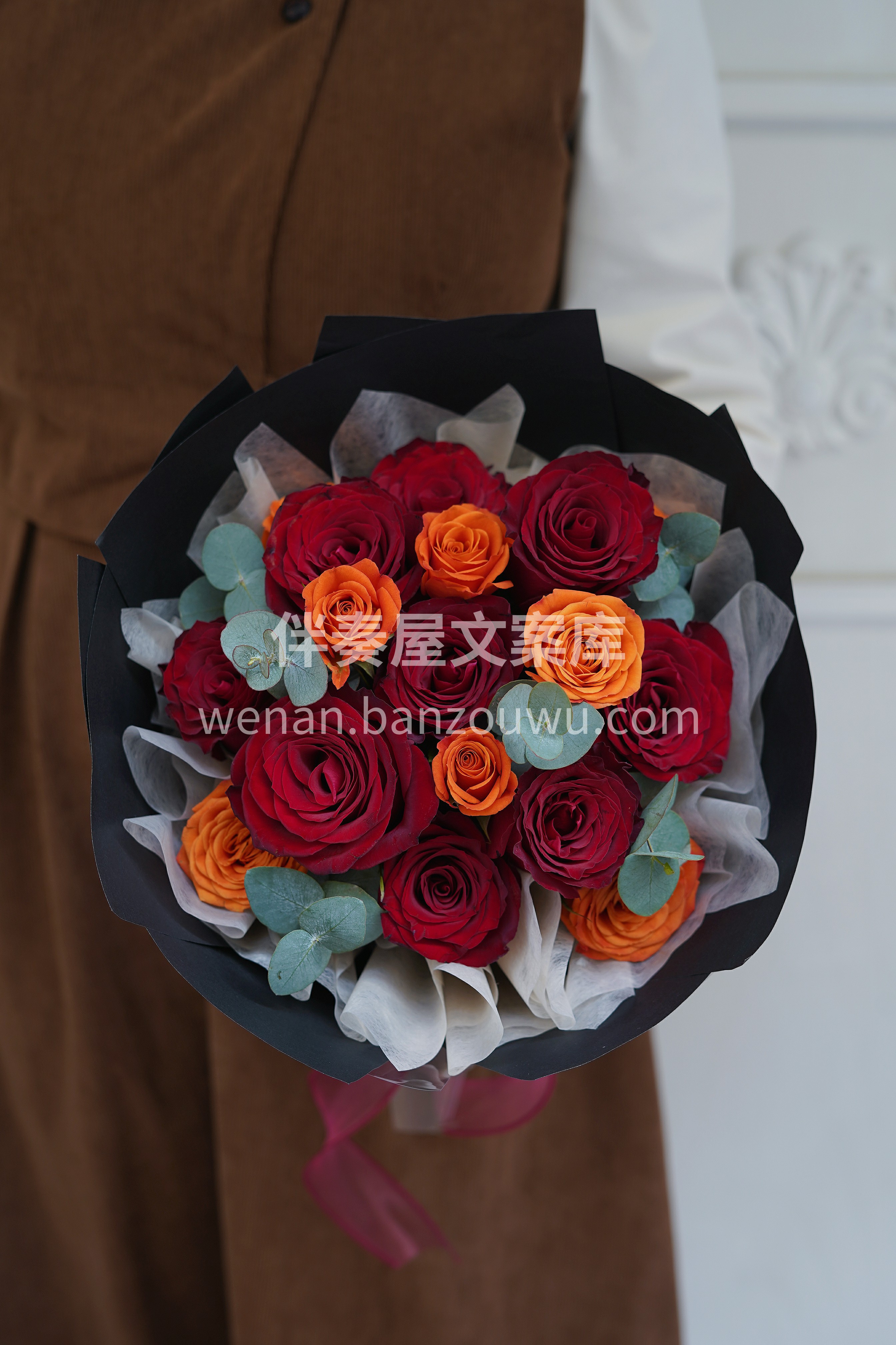 #情人节经典红玫瑰花束🌹 🧡♥红与橙的碰 配图3
