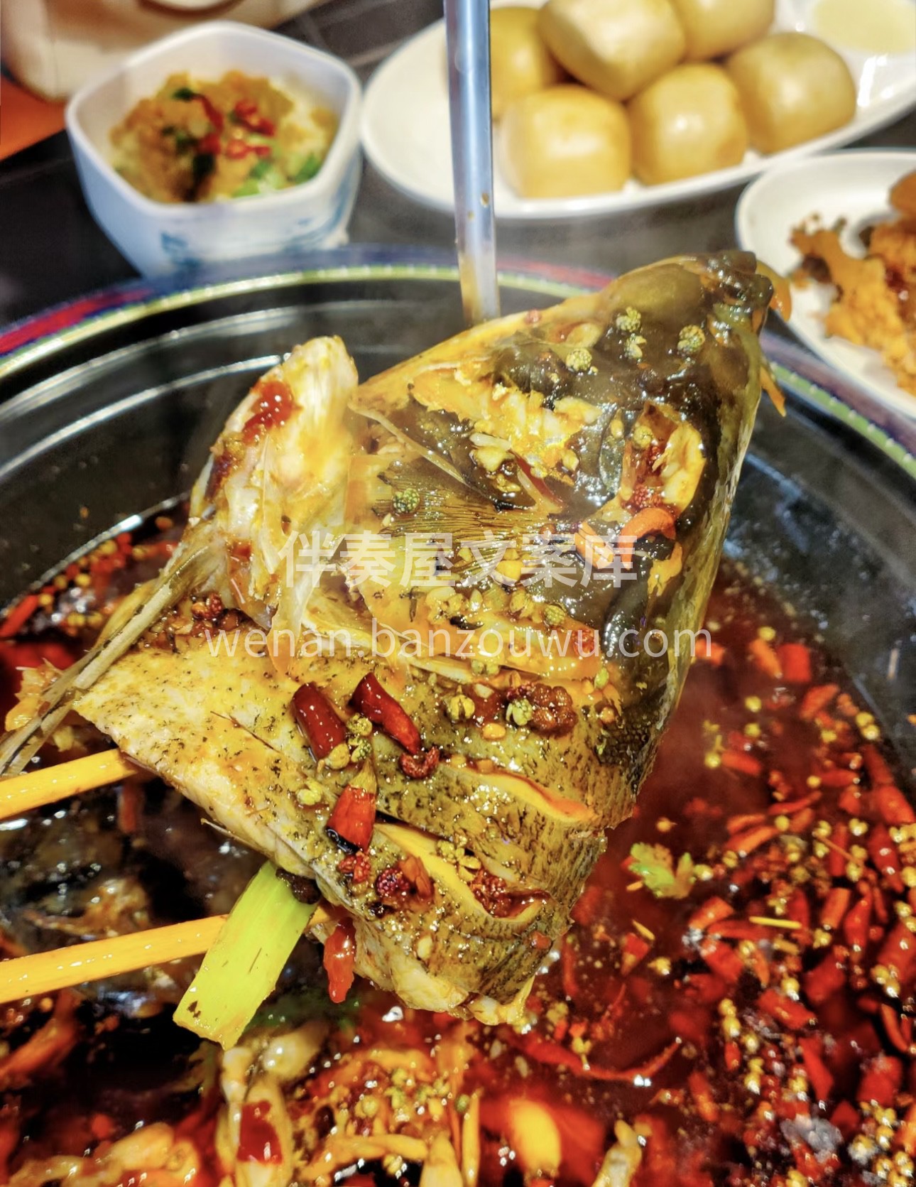 😋鱼头火锅，舌尖上的极致诱惑！🤩 🐟 新 配图3